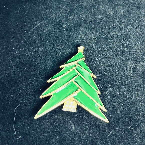 Lot of 6 Gold Tone Christmas Brooches - Picture 5 of 8